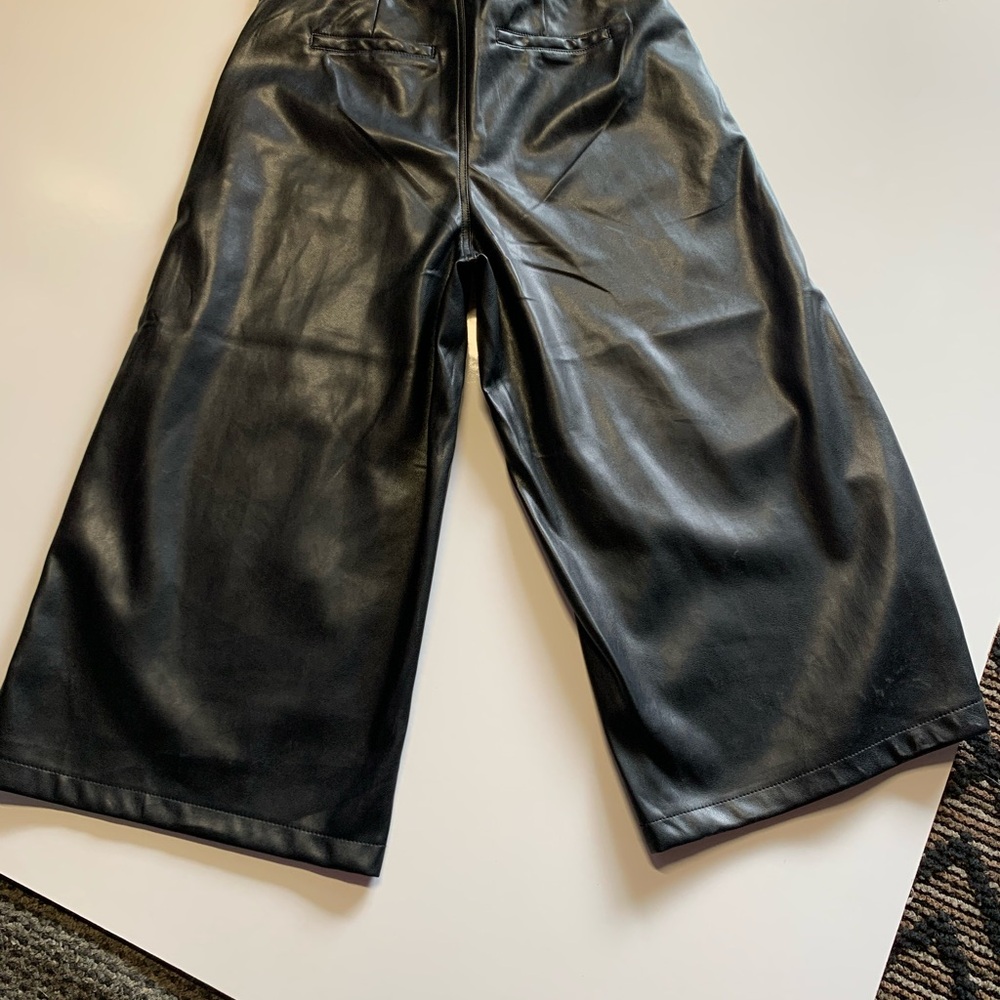 Marc New York Black Faux Leather Pants NWT - Picture 2 of 7